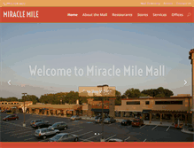 Tablet Screenshot of miraclemilemall.com